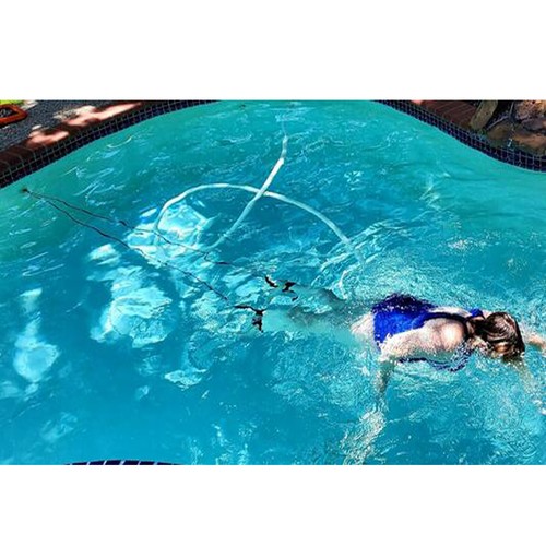 2x Pulling Ankle Strap Band Swim Strength Training Equipment Harness belt Leash - Picture 4 of 8