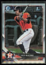 2018 Bowman Draft Chrome 1st Alex McKenna Base Refractor #BDC-99