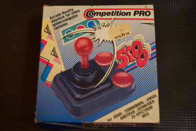 8-Bit 16-Bit Joystick - Competition Pro 5000 - OVP/Box Commodore Atari Amiga MSX