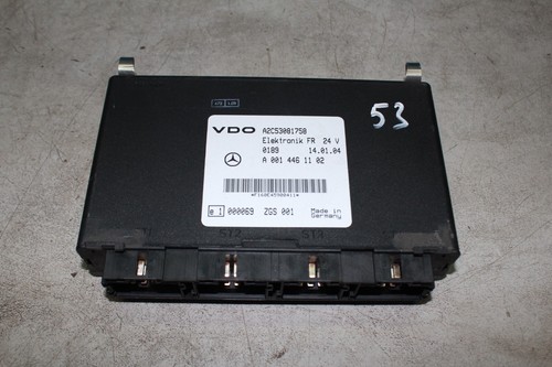 Control VDO Electronics Fr 24V Zgs 001 A0014461102 A2C53081758 Mercedes Benz