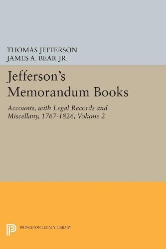 Thumbnail - James A. Bear Jr Jefferson's Memorandum Books, Volume (taschenbuch)
