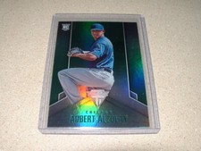 2020 PANINI CHRONICLES TITANIUM ADBERT ALZOLAY GREEN PARALLEL ROOKIE CARD