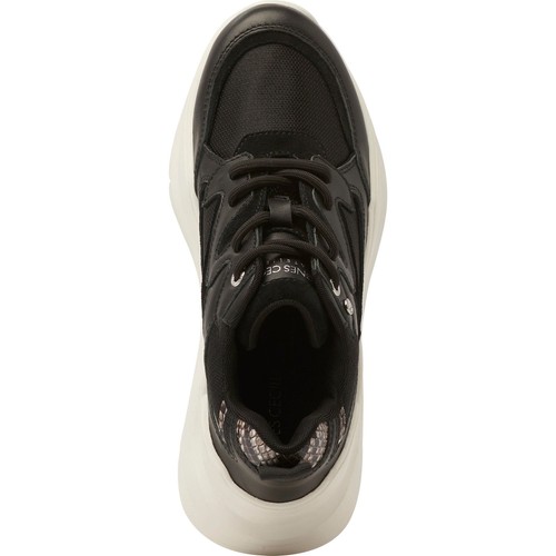 Agnes Cecilia Hellen Womens Trainers Black Stylish Casual Comfortable Shoes - Picture 3 of 5