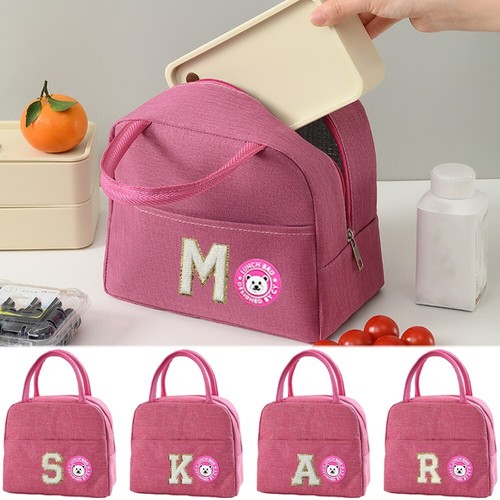 Isolierte Brotzeittasche Thermo Kühltasche Picknick Erwachsene Kinder Lebensmittelaufbewahrung Brotdose UK - Bild 8 von 40