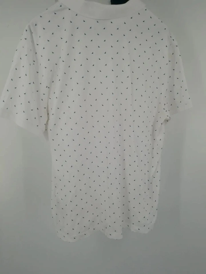 Banana Republic Polo 女式 L 码白色棉混纺休闲上衣衬衫 — 第 4/4 张图片