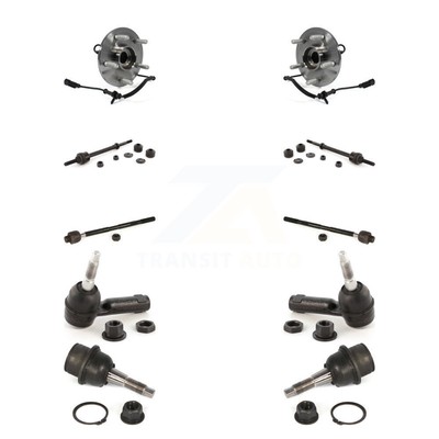Front Bearing Lower Ball Joint Outer Inner Tie Rod Link Kit (10Pc) For Ram 1500