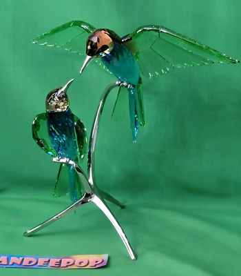 Swarovski Crystal Birds Of Paradise Bee Eaters Heinz Tabertshofer