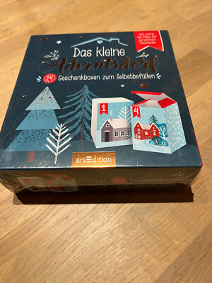 Das kleine Adventsdorf. 24 Geschenkboxen zum Selbstbefüllen, Adventskalender