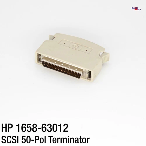 SCSI TERMINATOR HP A1658-63012 50-PIN 50-POL JACK PLUG HEWLETT PACKARD ACTIVE