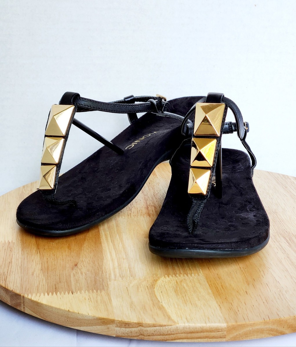 Black Geometric strap sandal s-l400.jpg main image 4