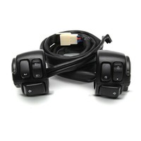 Lenkerschalter FüR Harley Davidson Road King 96-13 Schwarz