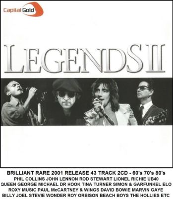 Best Greatest 60's 70's 80's Hits 2CD Bowie Queen Collins UB40 ELO Mac Hook Rod