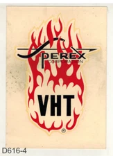VHT Sperex corporation water slide decal from the 60's  5” x 3 ¾”