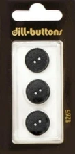 Dill Buttons ~ (1265) - 5/8" - 3 ct