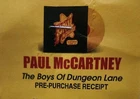 PAUL MCCARTNEY THE BOYS OF DUNGEON LANE YELLOW VINYL ALTERNATE COVER THE BEATLES