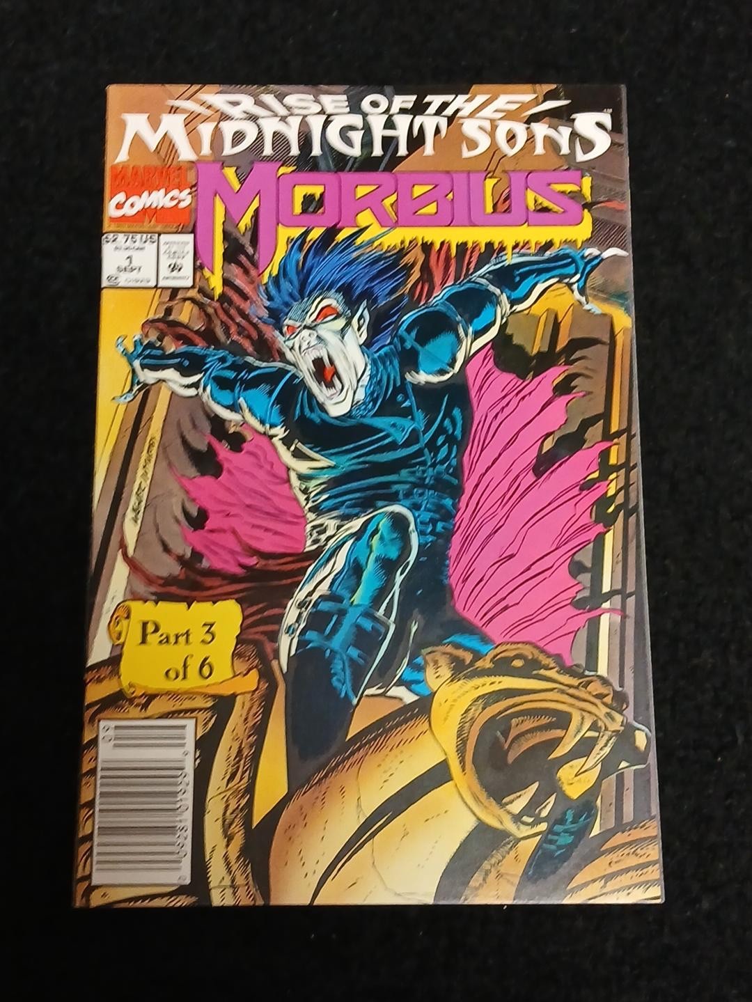 1992 Marvel Comics # 1 Nm Vintage Rare Ns Rise Of The Midnight Sons Morbius