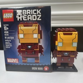 Lego Marvel Comics Brick Headz Iron Man 41590 (Open Box)used