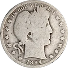 1894-P Barber Half Dollar