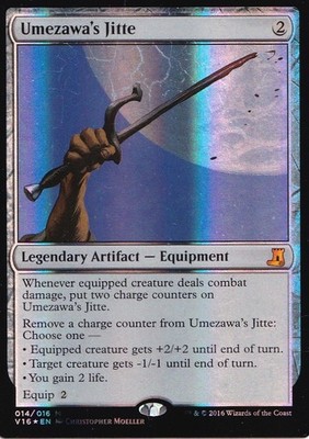 MTG Umezawa's Jitte Foil From the Vault Lore #14 Mythic Rare LP