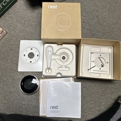 Nest 2nd Generation Learning Silver Programmable Thermostat
