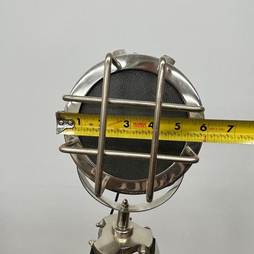 Maritim Industrie Chrom Suchscheinwerfer Tripod Stehlampe Studio Strahler - Bild 7 von 15