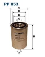 Filtron Kraftstofffilter PP 853 FüR Mitsubishi Isuzu Proton Opel KIA