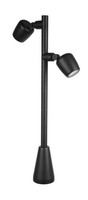 Wegeleuchte Aluminium Schwarz Verstellbar 70 Cm IP65 GU10 Garten Stehlampe AußEn