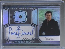 2025 Upper Deck James Bond Black Diamond 19/25 Pierce Brosnan as Auto 02aj