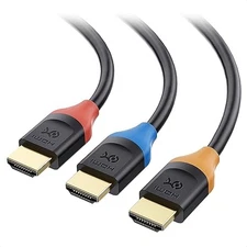 Color-Coded 4K High Speed HDMI Cable w/ Ethernet (3 CT)