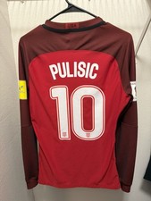 Nike Christian Pulisic USA USMNT #10 Jersey 2017 Medium Authentic Long Sleeve