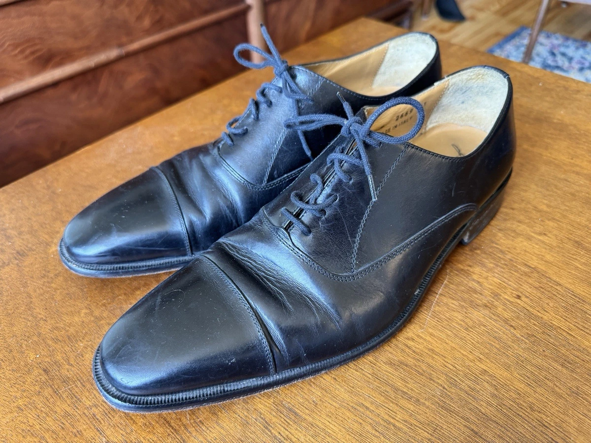 Nordstrom Vintage Hand Crafted Italian Shoes 1980s 90s Nordstrom lace-up spectator wingtip oxford shoes  main image 2