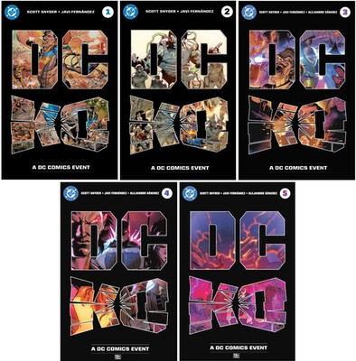 DC KO  #1,2,3,4,5 JAVIER FERNANDEZ ACETATE MAIN COVER COMPLETE SET (2026) ~ DC