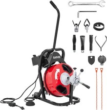 Electric Drain Cleaner Machine 75ft x 1/2 Aut...
