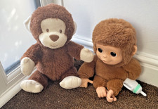 Interactive Monkey's - Gund's Clappy the Monkey & Little Live Pets my Baby Monkey