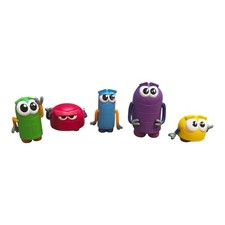 Mattel Fisher-Price Story Bots Storybots Robot Figures Complete Set of 5