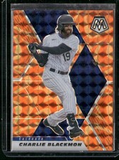 2021 Panini Mosaic #19 Charlie Blackmon Reactive Orange