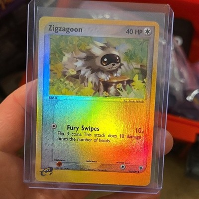 Pokémon TCG Zigzagoon Ruby & Sapphire Reverse Holo 79/109 English