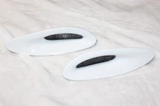 94-98 Ford MUSTANG Pair HOOD Scoop Honeycomb Grills GRILLES Insert Trim PANELS