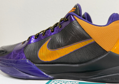 NIKE ZOOM KOBE V 5 LA LAKERS AWAY BLACK MAMBA DEL SOL PURPLE MVP