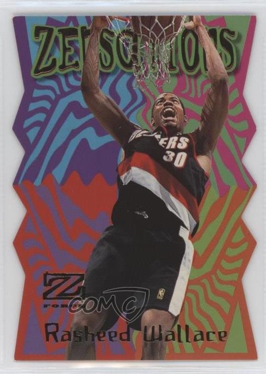 1997-98 Skybox Z-Force Zensations Rasheed Wallace #24ZN 2b6