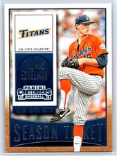 2015 Panini Contenders Thomas Eshelman Rookie Cal State Fullerton Titans RC #90