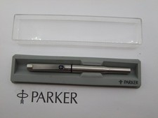 Superb Blue Trim Parker 25 MkIV Fountain Pen, Med SS Nib, Serviced (M238)