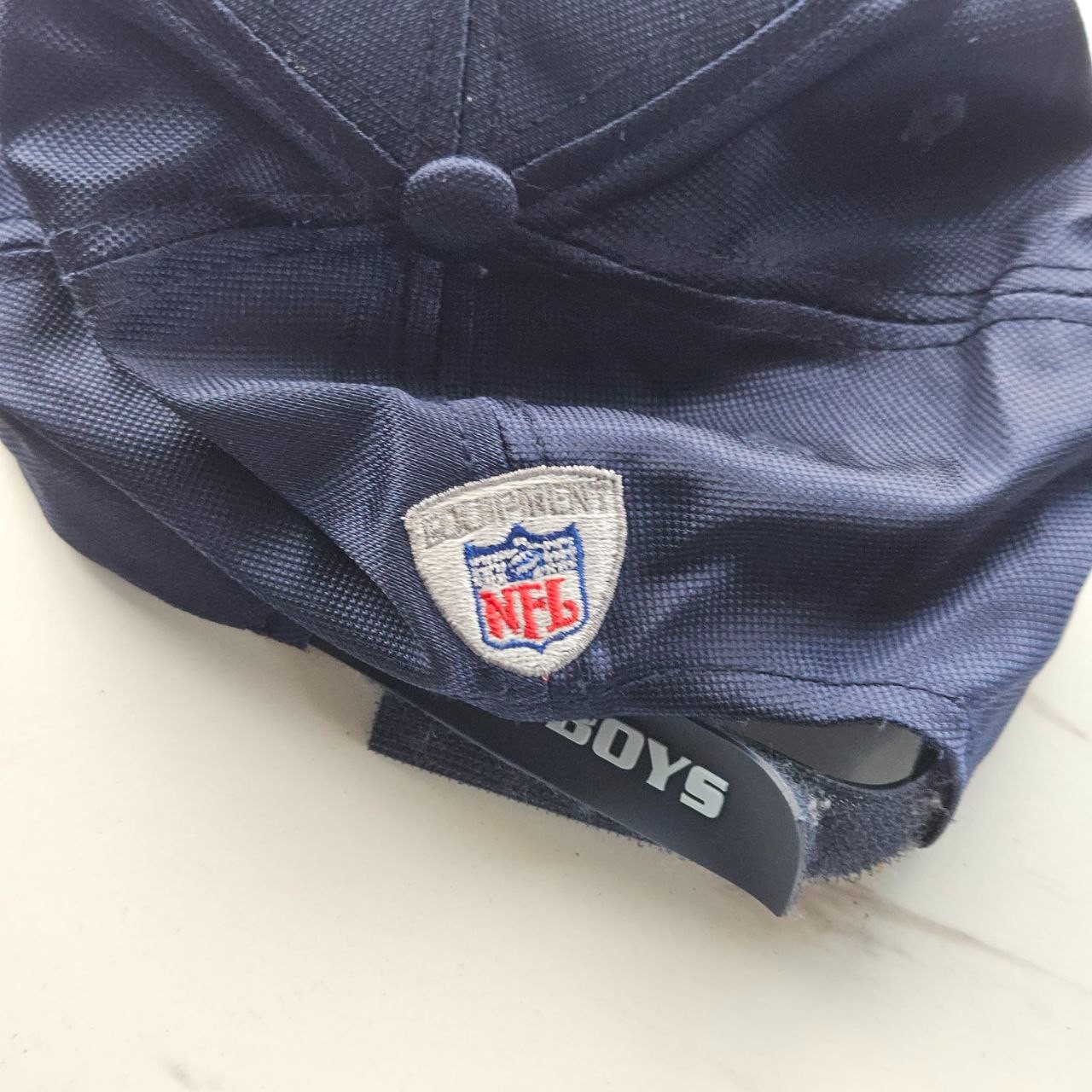 Vintage Reebok Dallas Cowboys NFL Equipment Navy Pleated Brim Star Cap Hat thumbnail 4