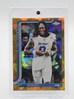 JAHMYR GIBBS 2025 TOPPS CHROME SAPPHIRE GOLD REFRACTOR /50 #101 LIONS Q3873