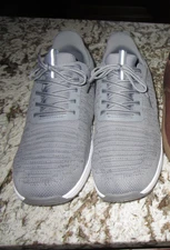 WORN ONCE ORTHOFEET 20013 YARI HANDS FREE SLIP ON SNEAKERS GRAY 13EEEE 4E X WIDE