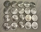 1996 American Silver Eagle 20-Coin Original Mint Tube BU Brilliant Uncirculated