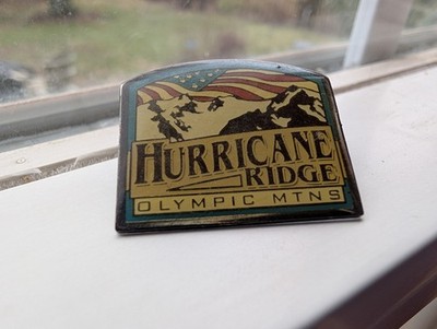 Hurricane Ridge Olympic Mountains Souvenir Pin Washington St Outdoors Ski Hike