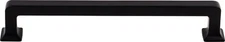Top Knobs TK705BLK Ascendra Pull 6 5/16" (c-c) Flat Black