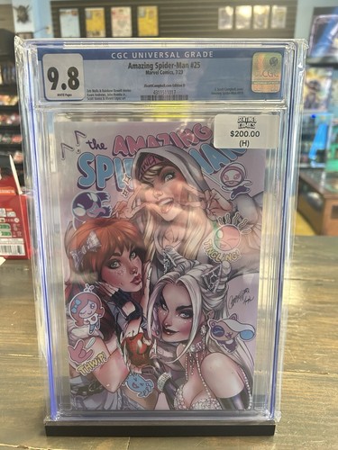 Amazing Spider-Man #25 CGC 9.8 J. Scott Cambell Exclusives