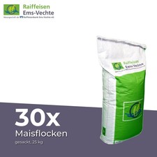 Maisflocken, 30 x 25 kg Sack, Einzelfuttermittel, Hühnerfutter